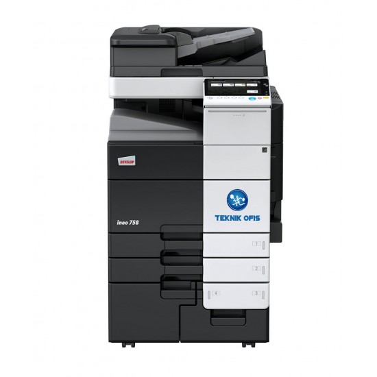 Develop ineo 758 fotokopi makinesi siyah
